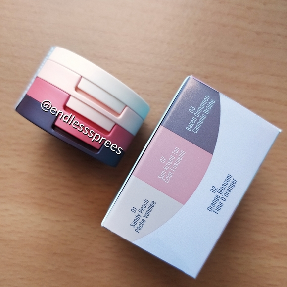 Kaja Beauty Bento Bouncy Matte & Shimmer Eyeshadow Trio in 02 Orange Blossom - Picture 3 of 5